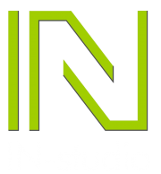 Logo IN-studio witte tekst